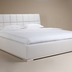 William Bed | White - Platform Beds