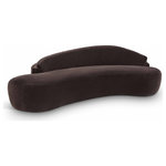 Meridian Furniture - Caspian Upholstered 101" Sofa, Brown, Chenille Fabric - Indulge in the allure of the Brown Caspian Sofa by Meridian Furniture. Its captivating design and luxurious Brown elevate any space with effortless elegance. Crafted with precision and durability in mind, this stunning piece becomes the focal point of gatherings, fostering moments of connection and warmth. Embrace sophistication and style with the Caspian Sofa, a testament to exquisite taste and timeless beauty.