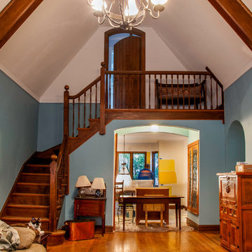 Textured plaster restoration and painting