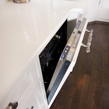 Transitional White Kitchen