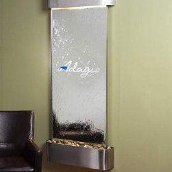 Inspiration Falls Wall Fountain with Logo - Indoor Fountains