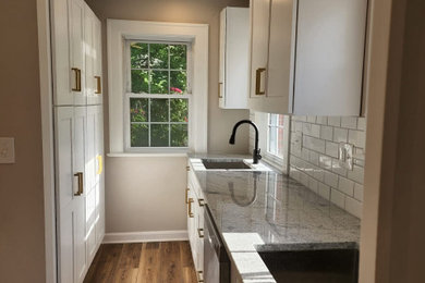 Transitional home design photo in Cleveland