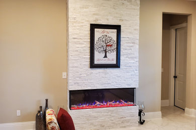 Inspiration for a contemporary home design remodel in Jacksonville
