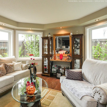 New Picture Windows in Spectacular Living Room - Renewal by Andersen Greater Tor