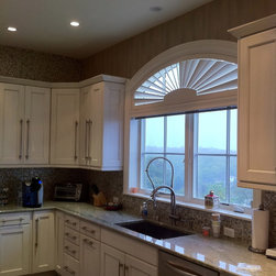 Plantation Shutters In Sunburst Style - Interior Shutters