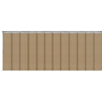 Anders 12-Panel Track Extendable Vertical Blinds 140-260"W