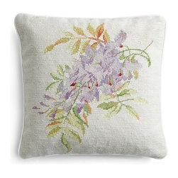 1872 Floral Needlepoint Decorative Pillow, 16" x 16" - Bloomingdales.com - Products
