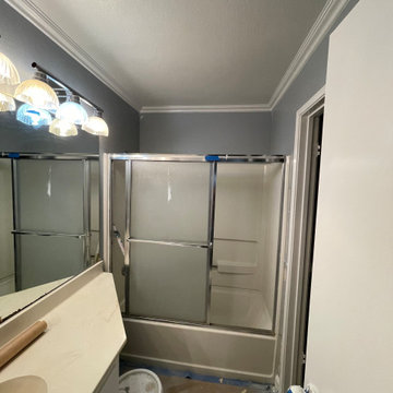 Condo Facelift, paint, smooth ceiling, can lights