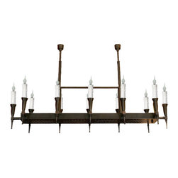 CH-180 Hand Forged Iron Chandelier Designs - Chandeliers