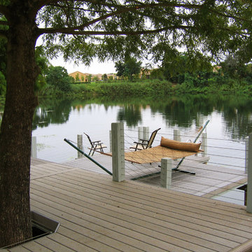 Lakeside Contemporary Deck