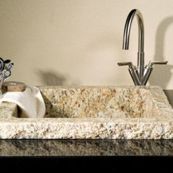 The Allstone Group Allstone Bar / Prep Deckmount / Undermount Stone Sink - Bar Sinks