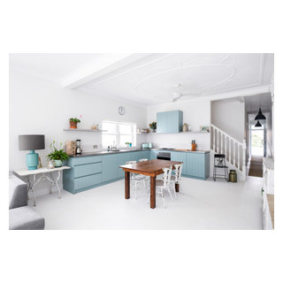 Blue Kitchen - Beach Style - Kitchen - Sydney - by Improva | Houzz