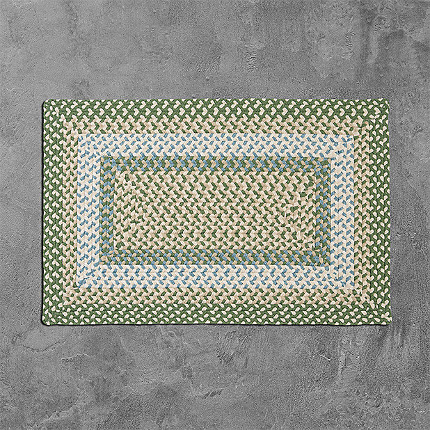 Colonial Mills Montego MG19 Lily Pad Green Indoor/Outdoor Area Rug, 5x7 ...