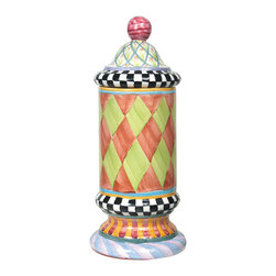 Taylor Column Canister - Odd Fellows | MacKenzie-Childs - Kitchen Canisters And Jars