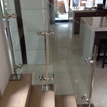 Coronado Stainless and Glass Staircase