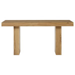 Andrew Martin - Natural Oak Dining Table S, Andrew Martin Emelia - Crafted entirely from natural oak, this beautiful, bold dining table would make an inviting statement in any dining room.