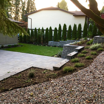 AFTER - Looking towards the house and deck