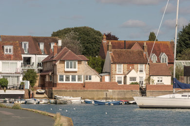 Design ideas for a classic house exterior in Hampshire.
