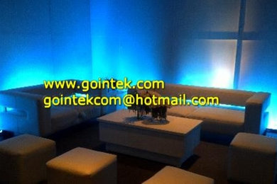 Glowing Color Change LED Sofa with rechargeable battery