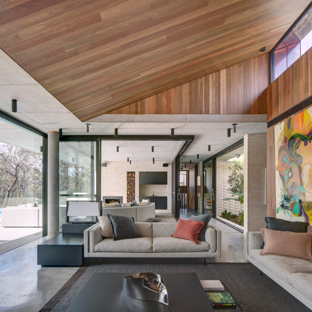 Contemporary Living Room by Kingspan Water & Energy
