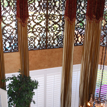 Window Treatment by Joyceanne Bowman, Designer at Star Furniture in Texas