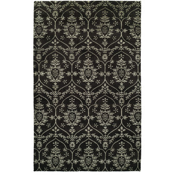 Gramercy Handmade Rug, Black, 8'x10'