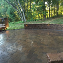Backyard pavers