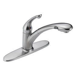 Delta Signature&trade; Single Handle Pull-Out Kitchen Faucet - Kitchen Faucets