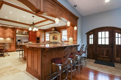 Inspiration for a country kitchen remodel in New York