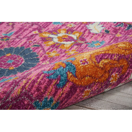 Nourison Passion PSN01 Rug 8' Round Fuchsia Rug
