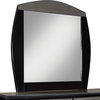 Standard Furniture Decker Square Panel Mirror in Black