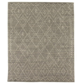 Nador Moroccan Hand-Knotted Rug-Gr-9x12