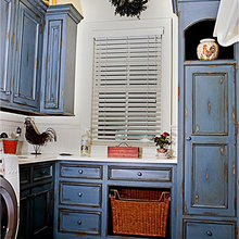 Laundry room cabinets