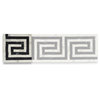 Marble Mosaic Border Decorative Tile Greek Key White 4.3x4.3 Polished, 1 piece