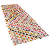 Rug N Carpet - Handwoven Oriental 3' 4'' x 10' 9'' Rustic Runner Kilim Rug