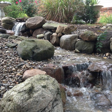 Pondless Waterfall for Retired Fire Fighters