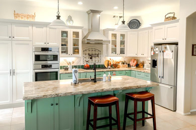 Cottage chic kitchen photo in Other