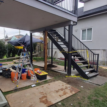 East 64 Ave Covered Deck Installation