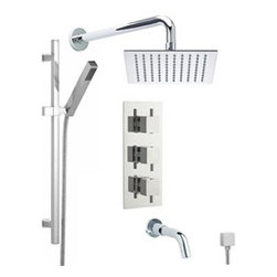 Venece Thermostatic Shower System Set - Showerheads And Body Sprays