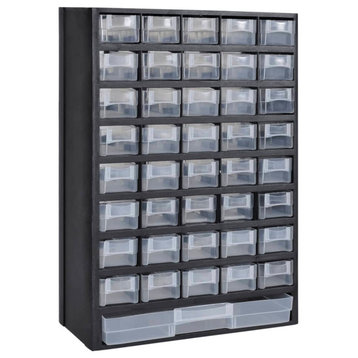 vidaXL Nuts and Bolts Organizer Storage with 44 Drawers Small Parts Organizer