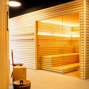 Designsaunas im Fitnessstudio