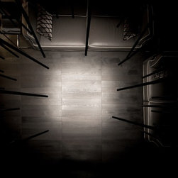 WOODlife DEEP Down Black trapezium flooring - Engineered Wood Flooring
