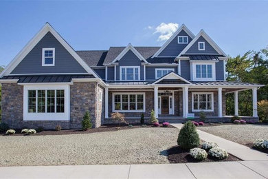 Example of a cottage exterior home design in Other