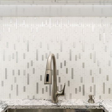 Modern Kitchen Remodel Done in a Gloss Pure White Color