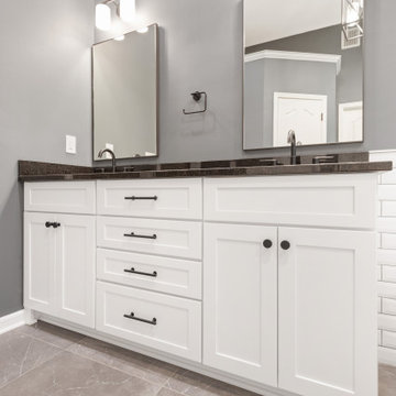 Farmhouse Primary Bath Remodel Olathe, KS