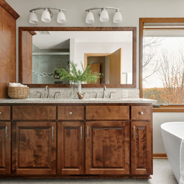 Mocha Mornings Bathroom Remodel | Savage, MN | White Birch Design