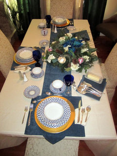 4pcs Dining Placemats Table Place Mats Banquet Decor Velvet Table Runner 