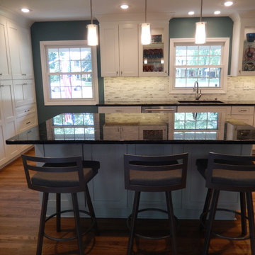 Kitchen remodel with wall removal