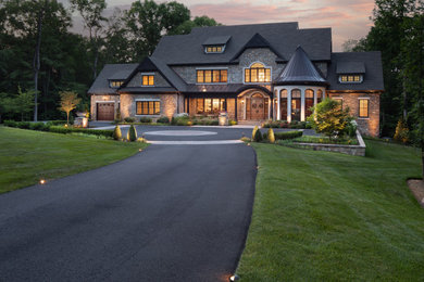 Example of a classic exterior home design in DC Metro