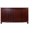 Consigned Vintage, Chinese Carved Rosewood Sideboard Buffet Table